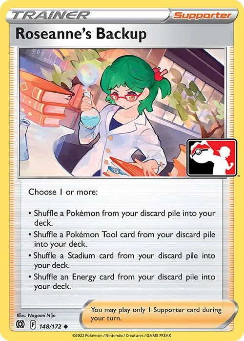 Roseanne's Backup Play! Pokémon Prize Pack Series Two card