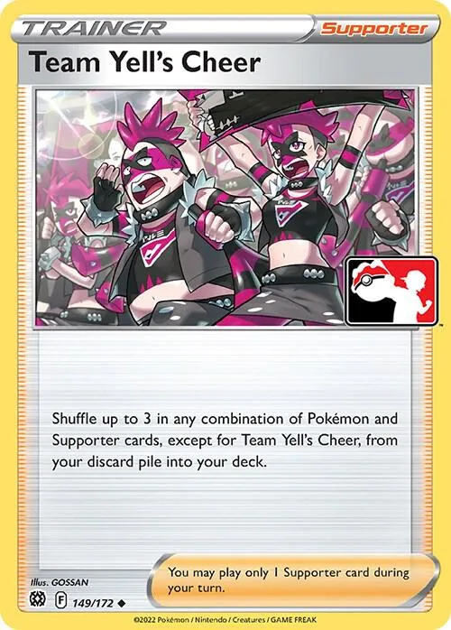 Team Yell's Cheer Play! Pokémon Prize Pack Series Two card