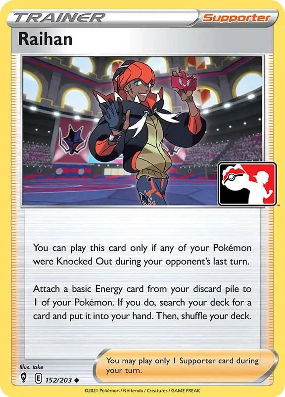 Raihan Play! Pokémon Prize Pack Series Two card