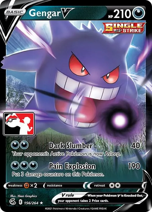 Gengar V Play! Pokémon Prize Pack Series Two card
