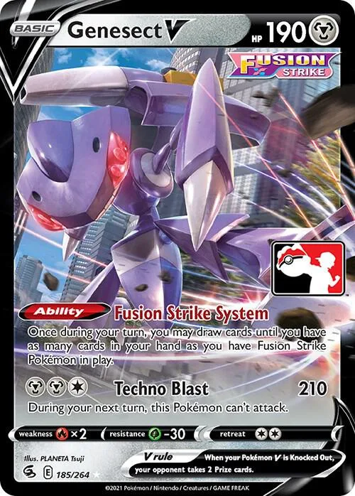 Genesect V Play! Pokémon Prize Pack Series Two card