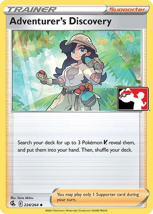 Adventurer's Discovery Play! Pokémon Prize Pack Series Two card