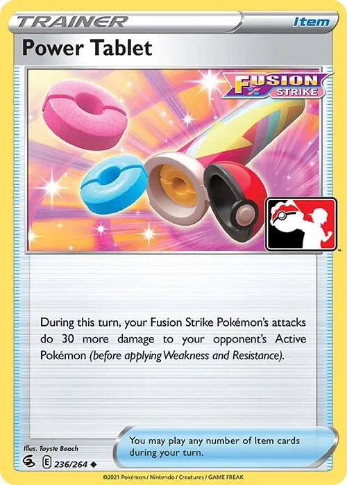 Power Tablet Play! Pokémon Prize Pack Series Two card