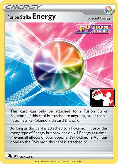 Fusion Strike Energy Play! Pokémon Prize Pack Series Two card