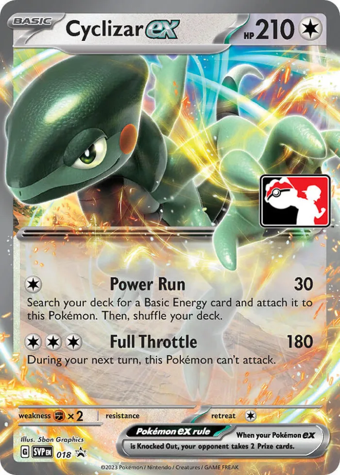 Cyclizar ex Play! Pokémon Prize Pack Series Three card