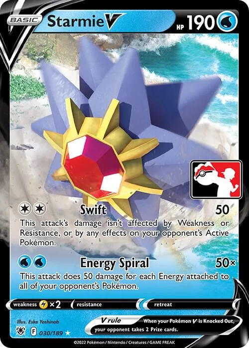 Starmie V Play! Pokémon Prize Pack Series Three card