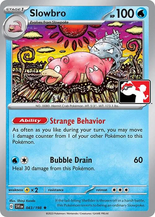 Slowbro Play! Pokémon Prize Pack Series Three card