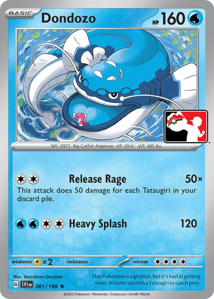 Dondozo Play! Pokémon Prize Pack Series Three card