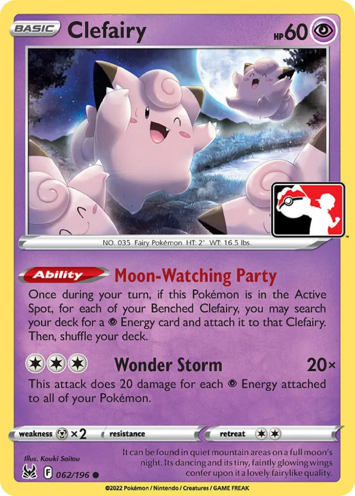 Clefairy Play! Pokémon Prize Pack Series Three card