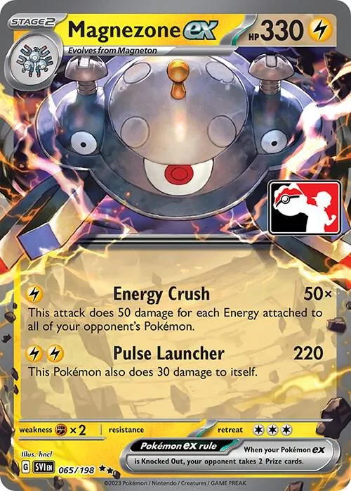 Magnezone ex Play! Pokémon Prize Pack Series Three card
