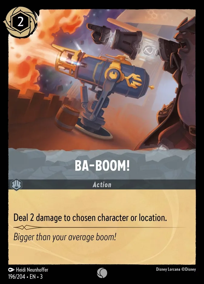 Ba-Boom! #196 Into the Inklands Disney Lorcana card