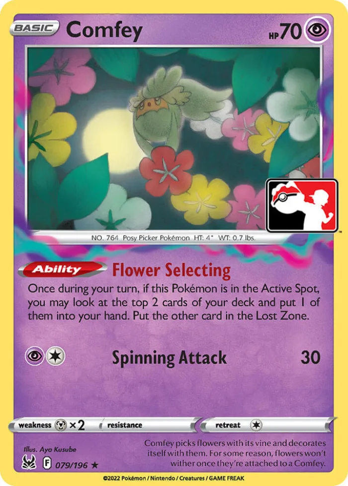 Comfey Play! Pokémon Prize Pack Series Three card