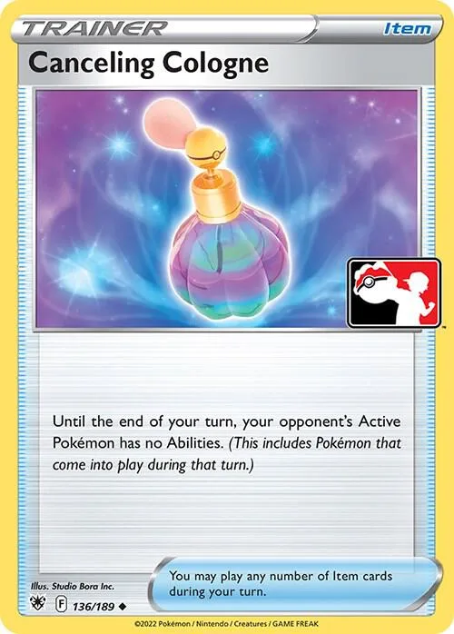 Canceling Cologne Play! Pokémon Prize Pack Series Three card