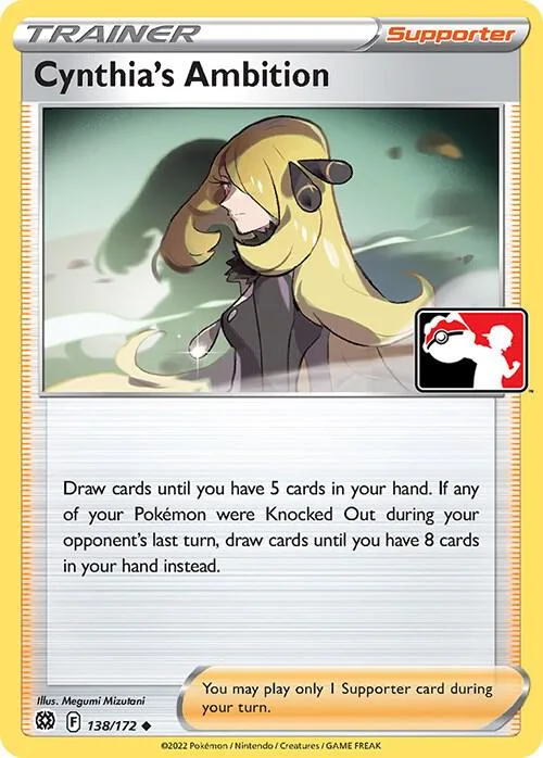 Cynthia's Ambition Play! Pokémon Prize Pack Series Three card