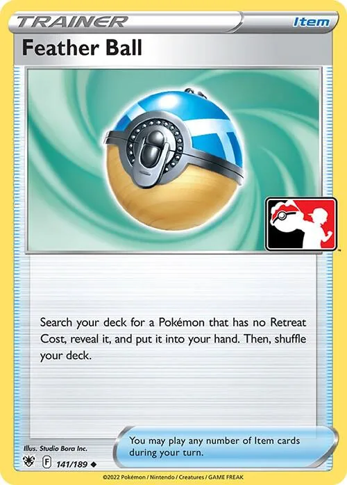 Feather Ball Play! Pokémon Prize Pack Series Three card