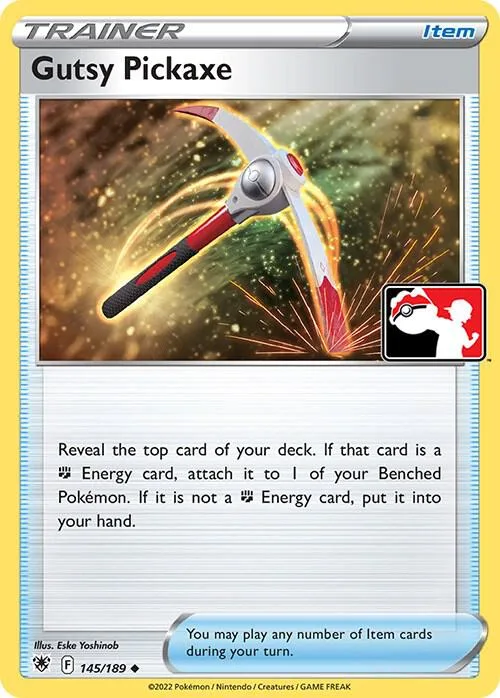 Gutsy Pickaxe Play! Pokémon Prize Pack Series Three card