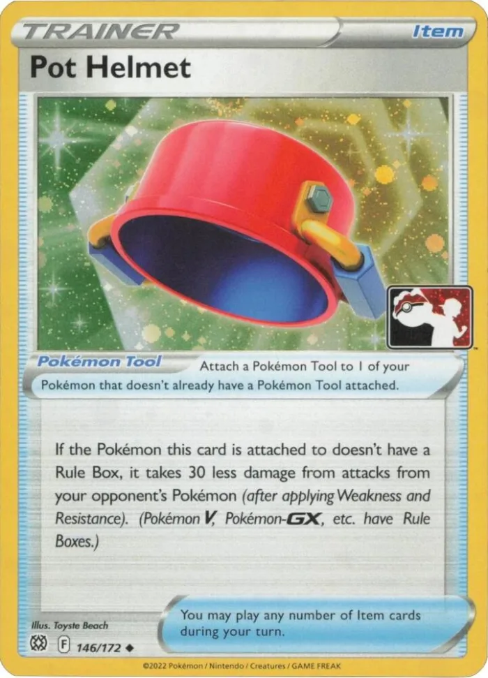 Pot Helmet Play! Pokémon Prize Pack Series Three card