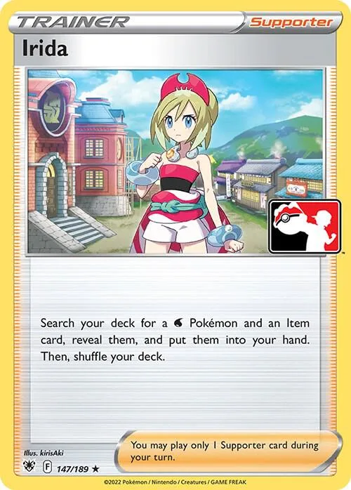 Irida Play! Pokémon Prize Pack Series Three card
