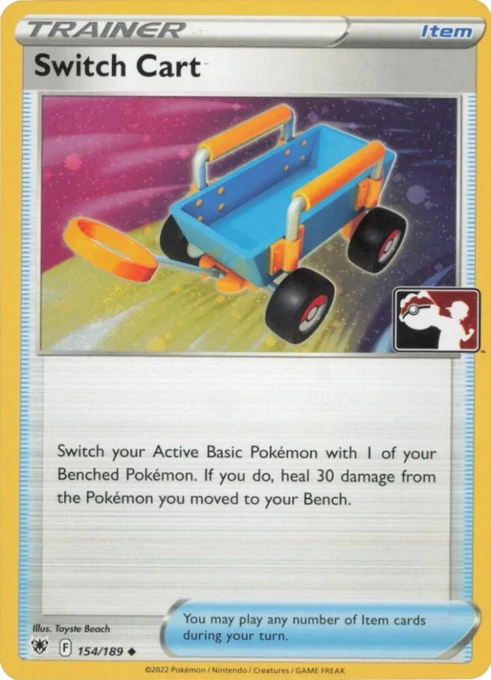 Switch Cart Play! Pokémon Prize Pack Series Three card