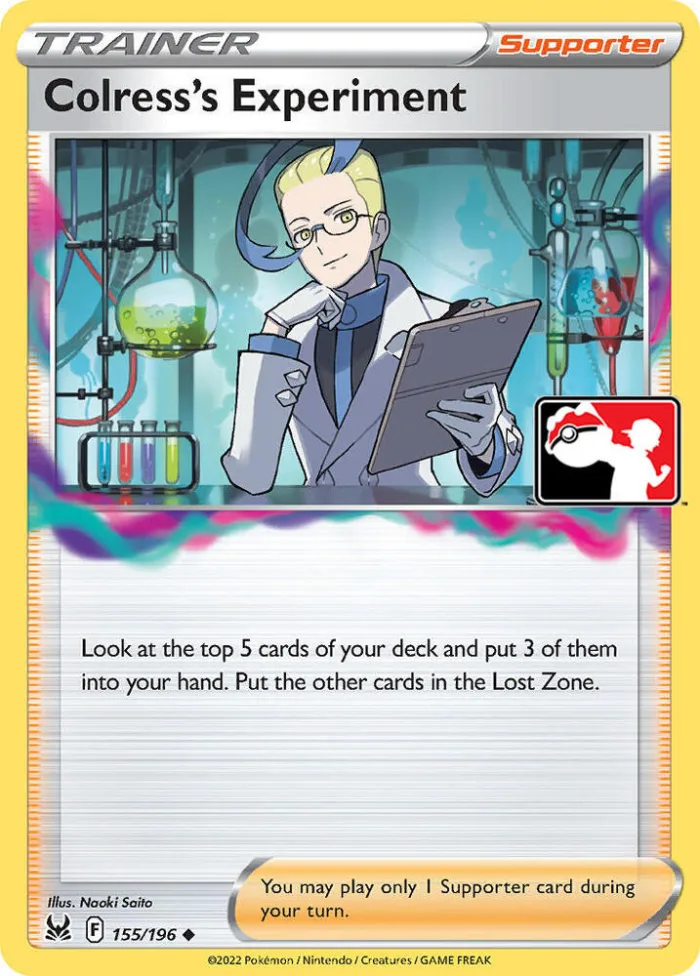 Colress's Experiment Play! Pokémon Prize Pack Series Three card