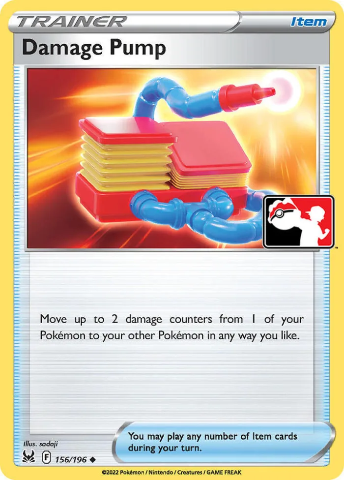 Damage Pump Play! Pokémon Prize Pack Series Three card