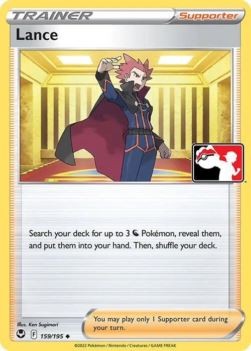 Lance Play! Pokémon Prize Pack Series Three card