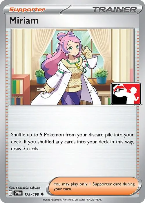 Miriam Play! Pokémon Prize Pack Series Three card