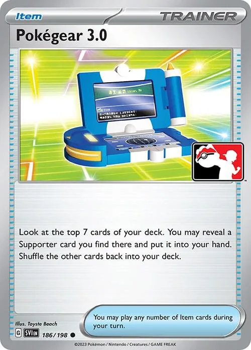 Pokégear 3.0 Play! Pokémon Prize Pack Series Three card