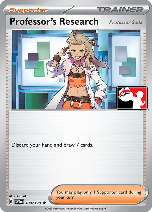 Professor's Research Play! Pokémon Prize Pack Series Three card