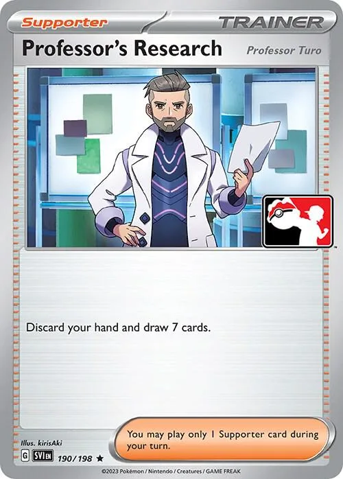 Professor's Research Play! Pokémon Prize Pack Series Three card