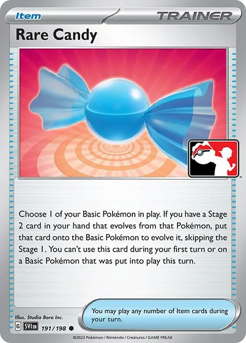 Rare Candy Play! Pokémon Prize Pack Series Three card