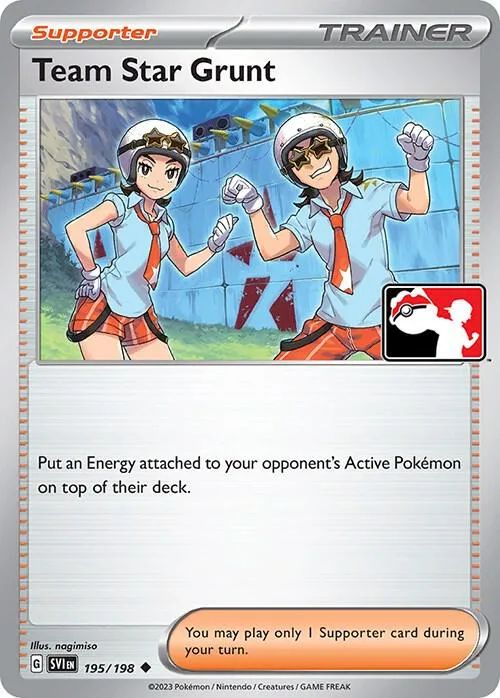 Team Star Grunt Play! Pokémon Prize Pack Series Three card