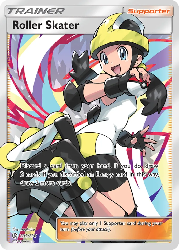 Roller Skater #235 Cosmic Eclipse Pokemon card
