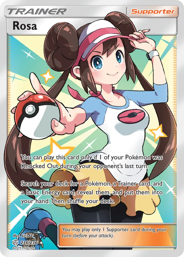 Rosa #236 Cosmic Eclipse Pokemon card