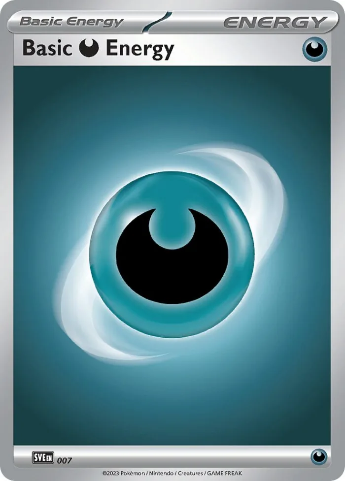 Basic Darkness Energy Play! Pokémon Prize Pack Series Four card