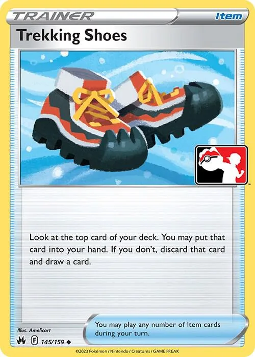 Trekking Shoes Play! Pokémon Prize Pack Series Four card