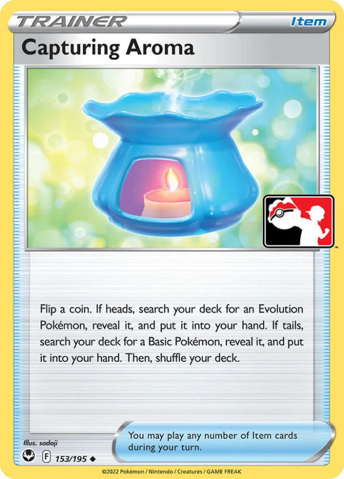 Capturing Aroma Play! Pokémon Prize Pack Series Four card