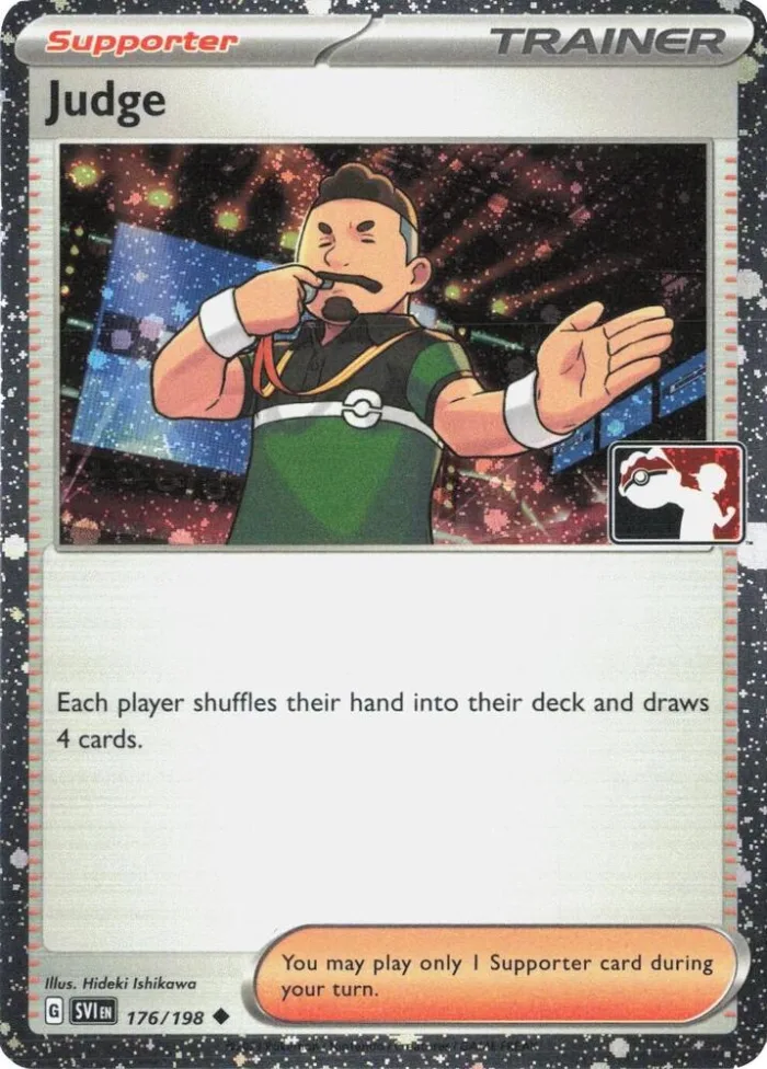 Judge Play! Pokémon Prize Pack Series Four card