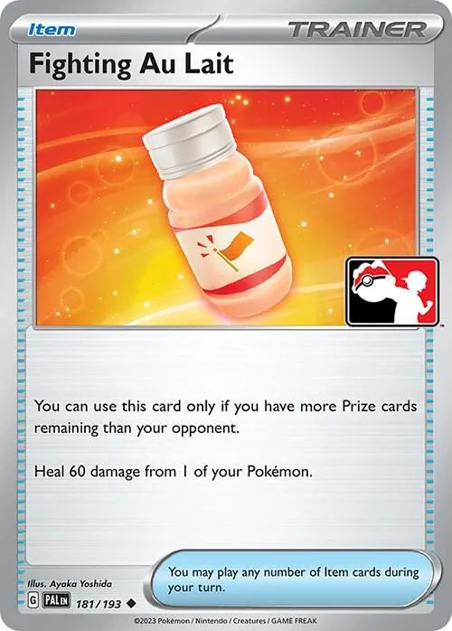 Fighting Au Lait Play! Pokémon Prize Pack Series Four card