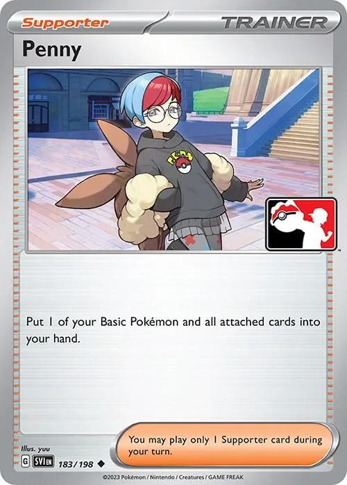 Penny Play! Pokémon Prize Pack Series Four card