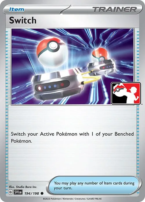 Switch Play! Pokémon Prize Pack Series Four card