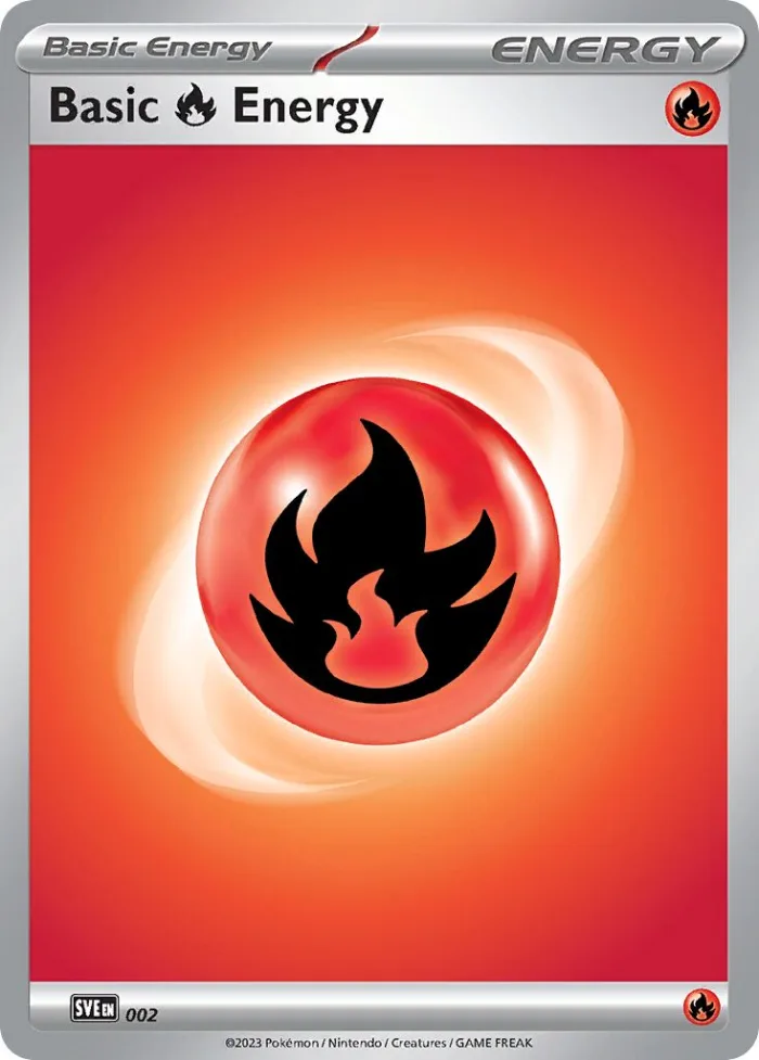 Basic Fire Energy Play! Pokémon Prize Pack Series Five card