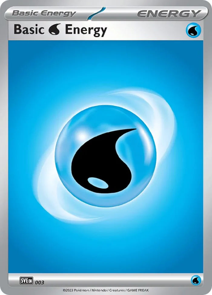 Basic Water Energy Play! Pokémon Prize Pack Series Five card
