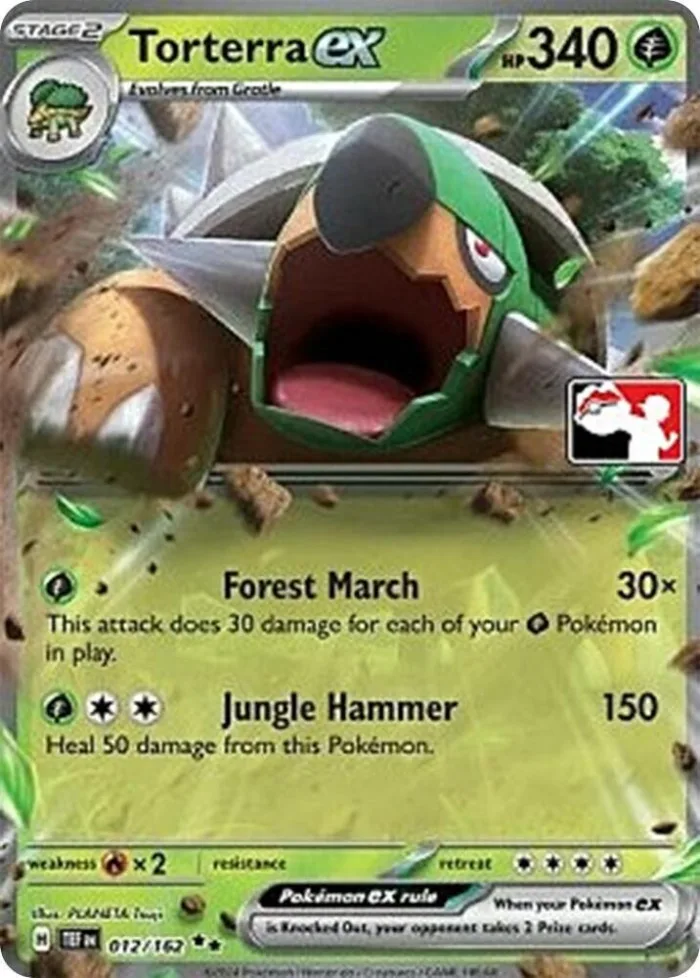 Torterra ex Play! Pokémon Prize Pack Series Five card