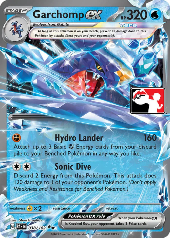 Garchomp ex Play! Pokémon Prize Pack Series Five card