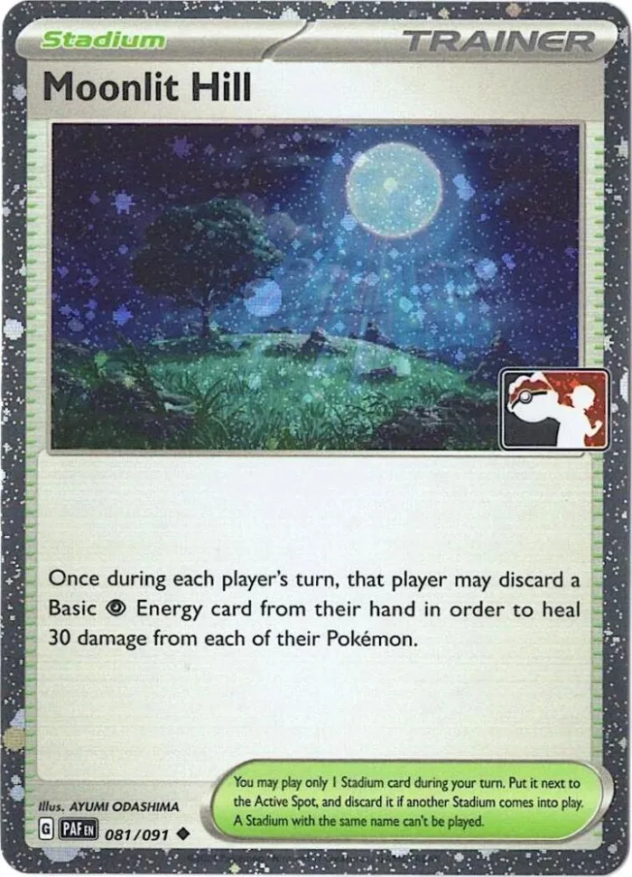 Moonlit Hill Play! Pokémon Prize Pack Series Five card