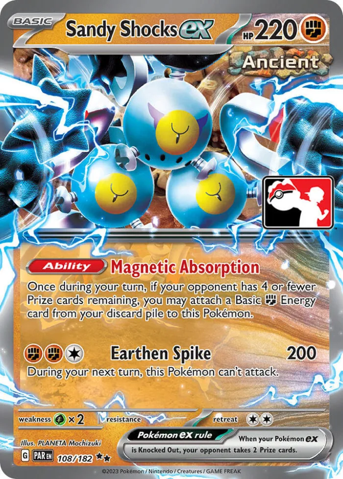 Sandy Shocks ex Play! Pokémon Prize Pack Series Five card