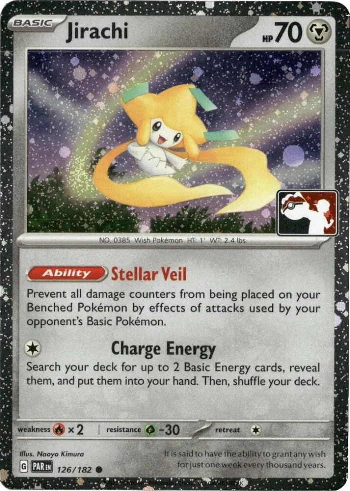Jirachi Play! Pokémon Prize Pack Series Five card