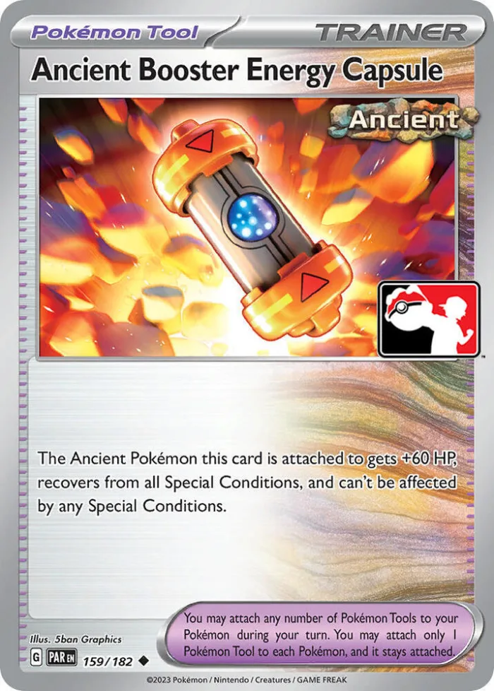 Ancient Booster Energy Capsule Play! Pokémon Prize Pack Series Five card
