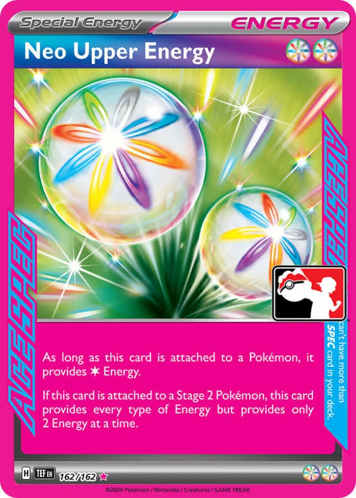 Neo Upper Energy Play! Pokémon Prize Pack Series Five card